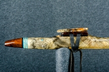 Buckeye Burl Native American Flute, Minor, High D-5, #P16Ga (9)
